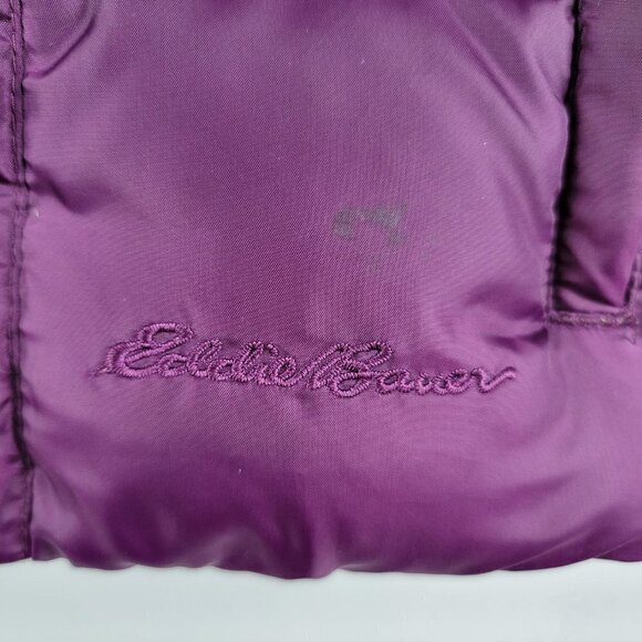 Eddie Bauer CirrusLite Down Vest Women's SMALL Purple Sleeveless Full Zip Pocket - Picture 2 of 8